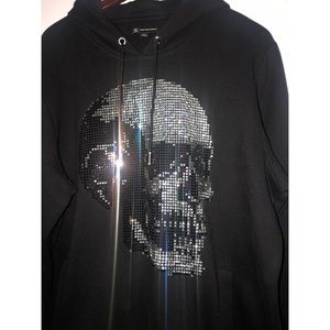 Bling skull hoodie